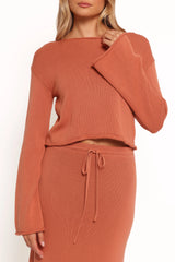 Rooney Knit Sweater Cinnamon