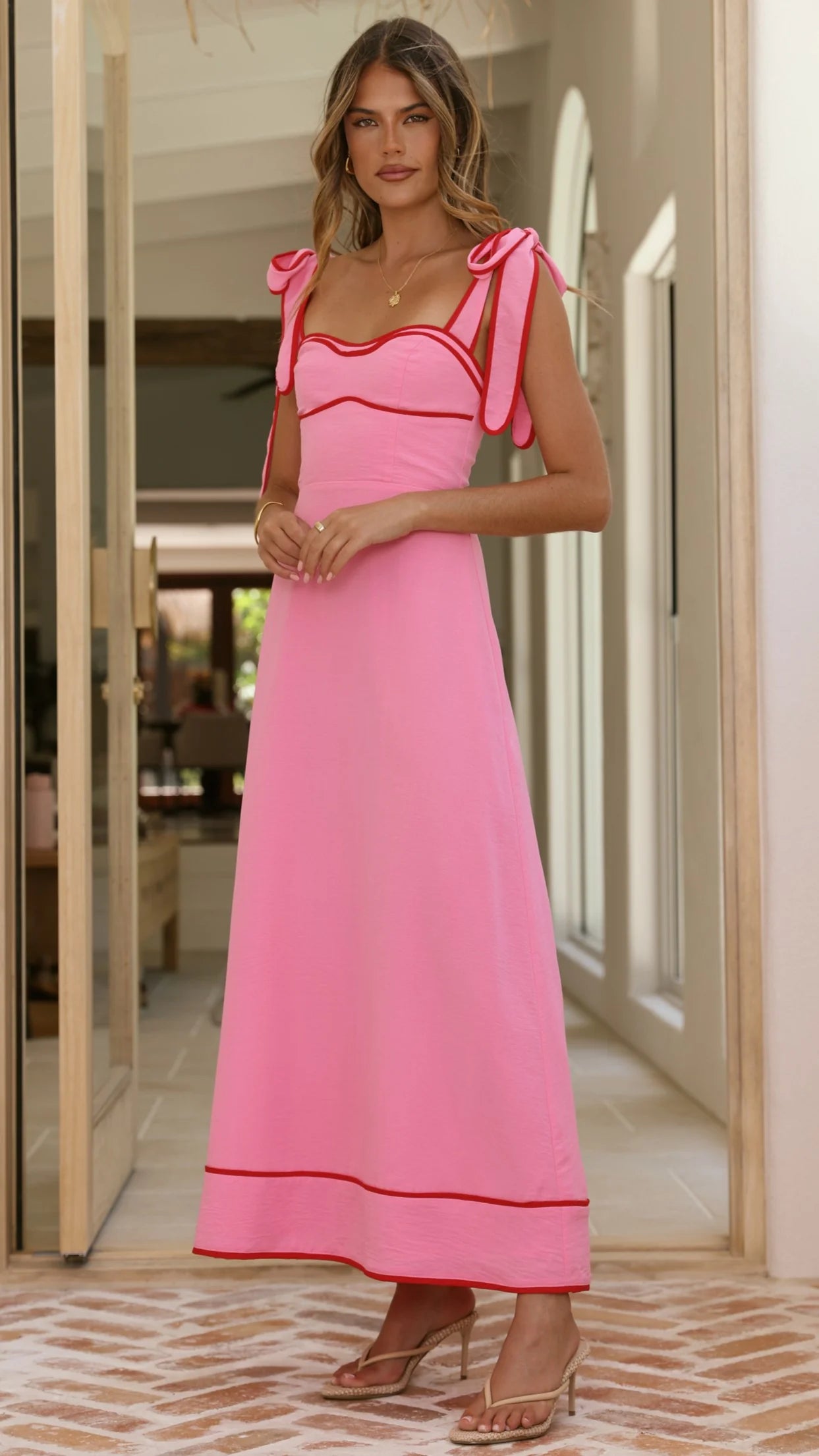 Beverly Maxi Dress Pink