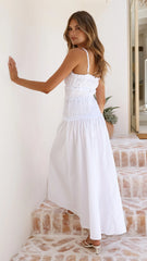 Vida Maxi Dress White