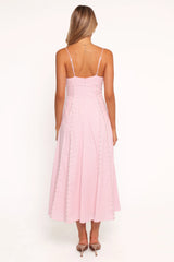 Talyn Midi Dress Pink