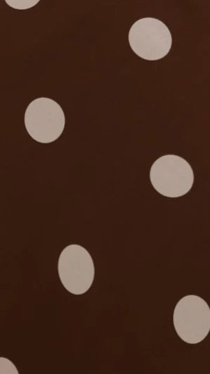 Jianna Maxi Dress Chocolate Cream Polka Dot