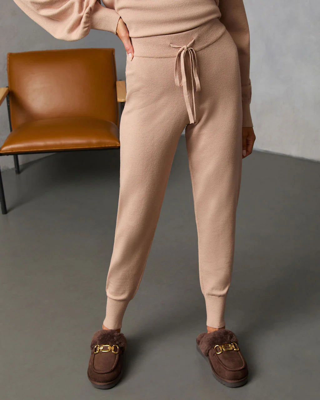 Elie Drawstring High Rise Joggers