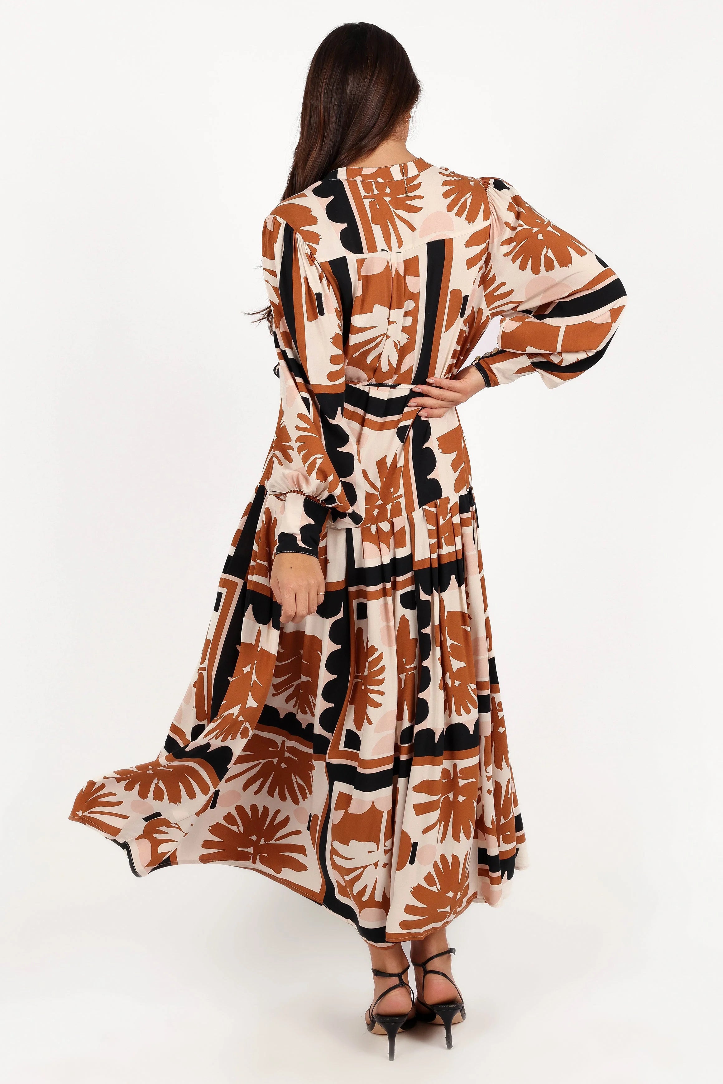 Jules Long Sleeve Dress Multi