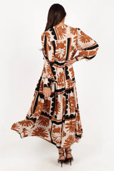 Jules Long Sleeve Dress Multi