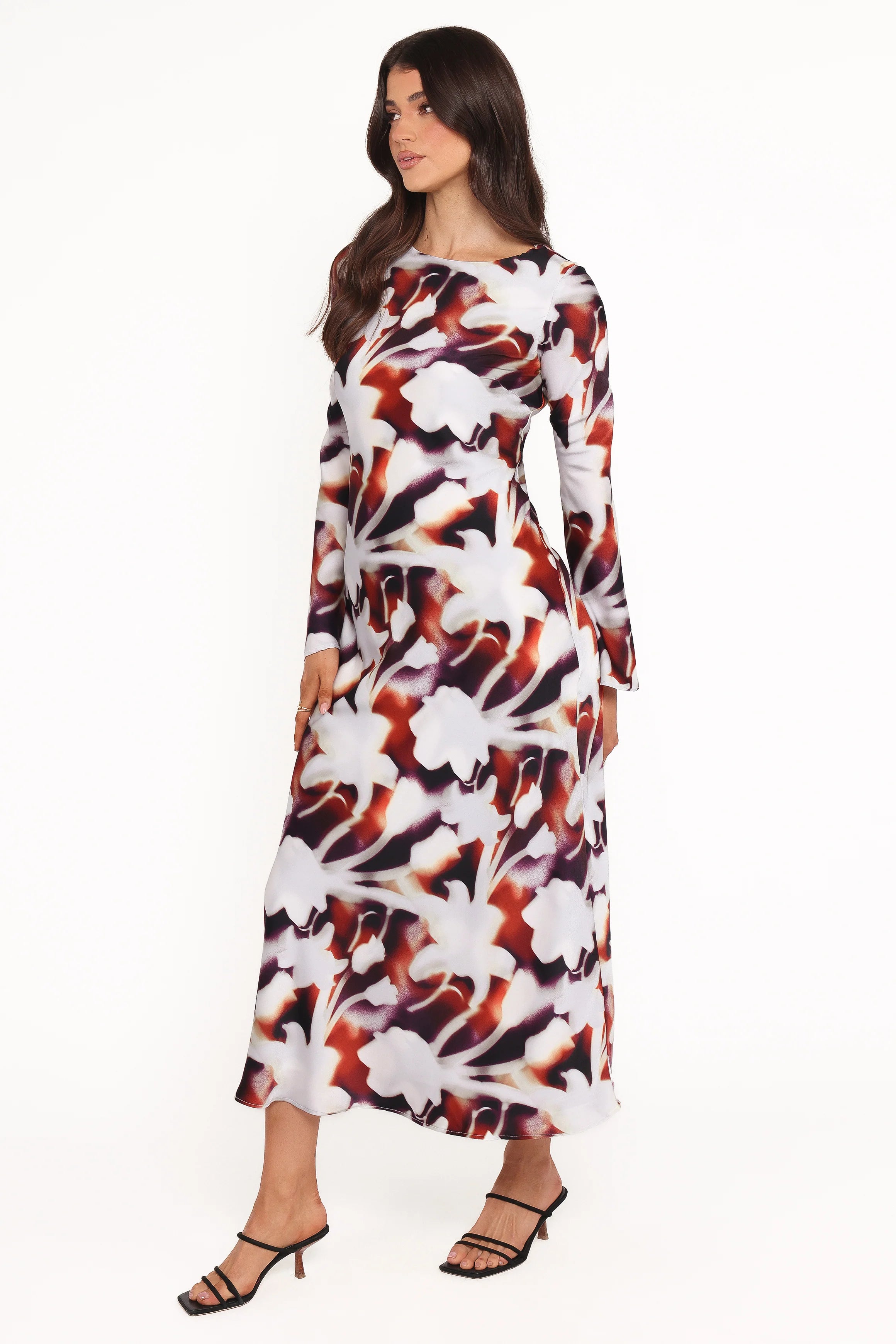 Deidre Maxi Dress Blurred Floral