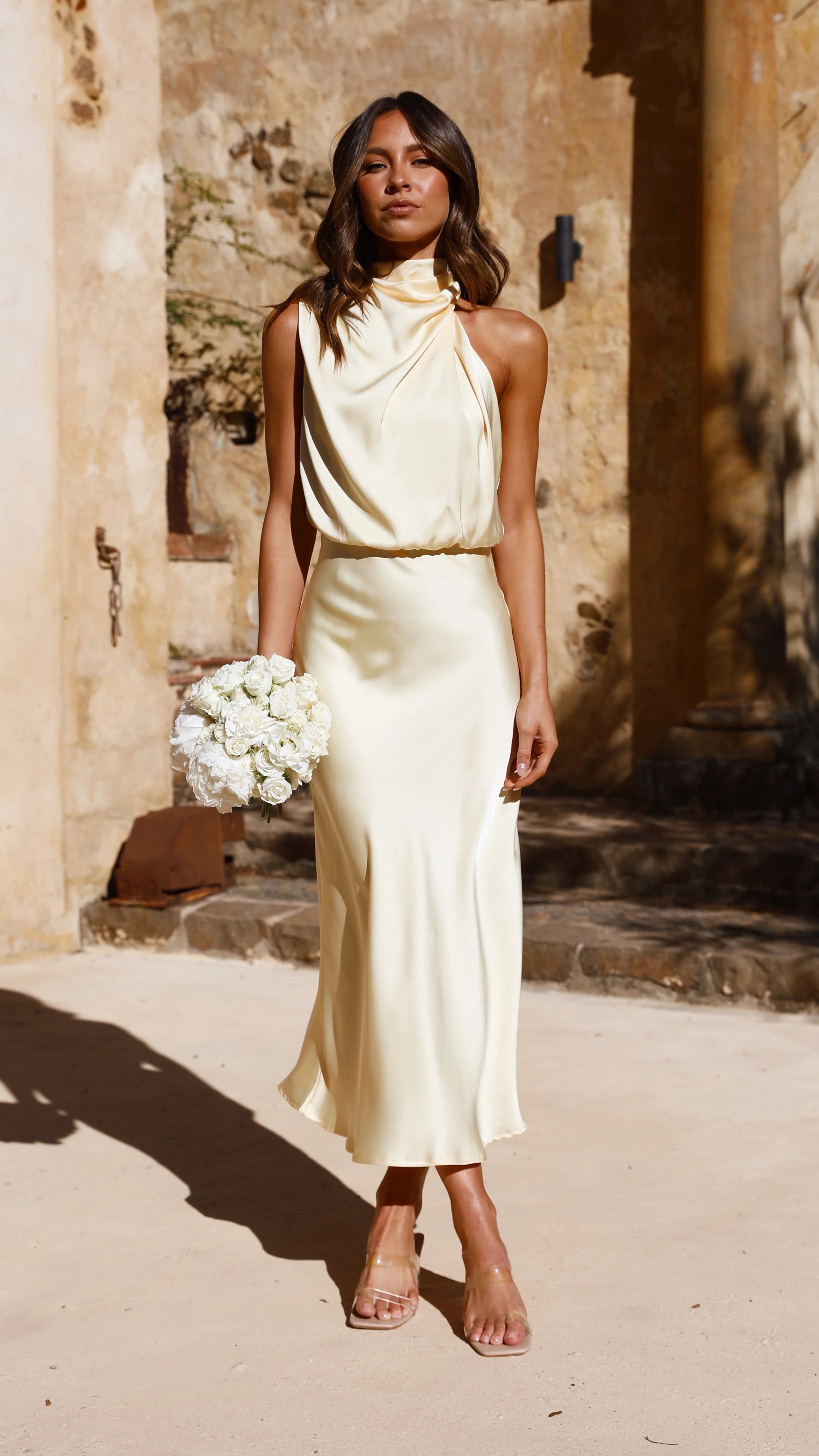 Esther Maxi Dress Lemon