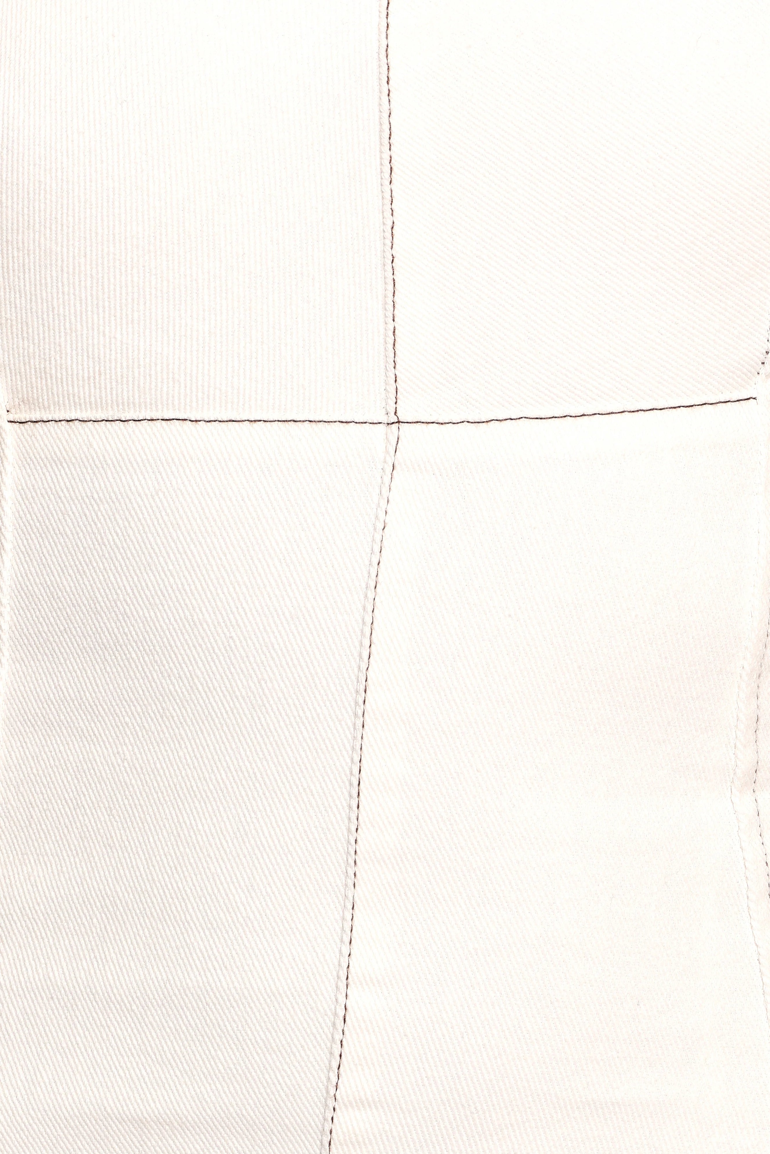 Isley Mini Dress White Denim
