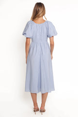 Charley Midi Dress Blue