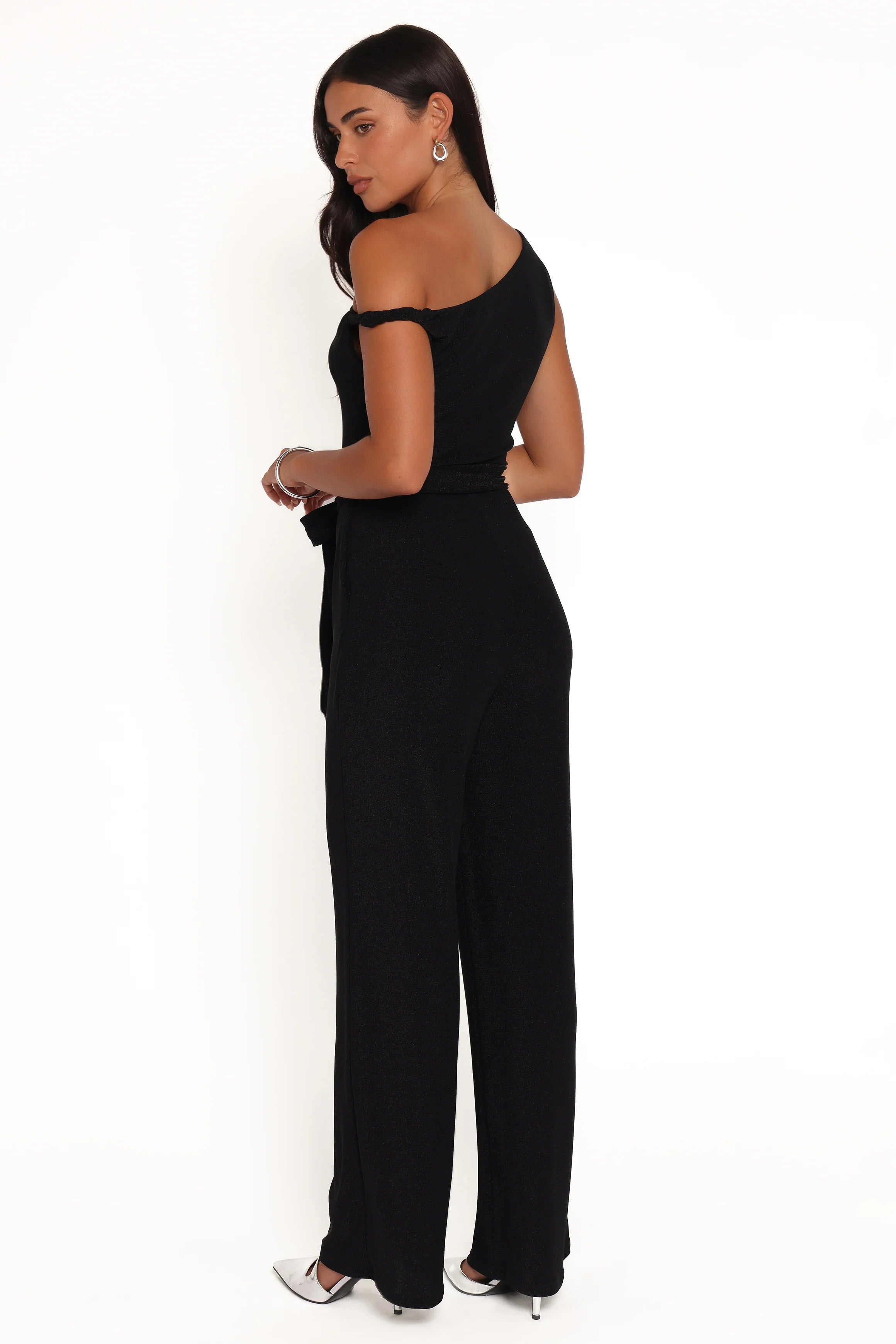 Katarina Off Shoulder Jumpsuit Black