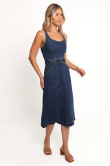 Carys Midi Dress Denim