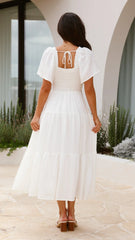 Lainey Midi Dress White