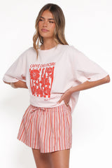Caffe Dei Fiori Tee Pink
