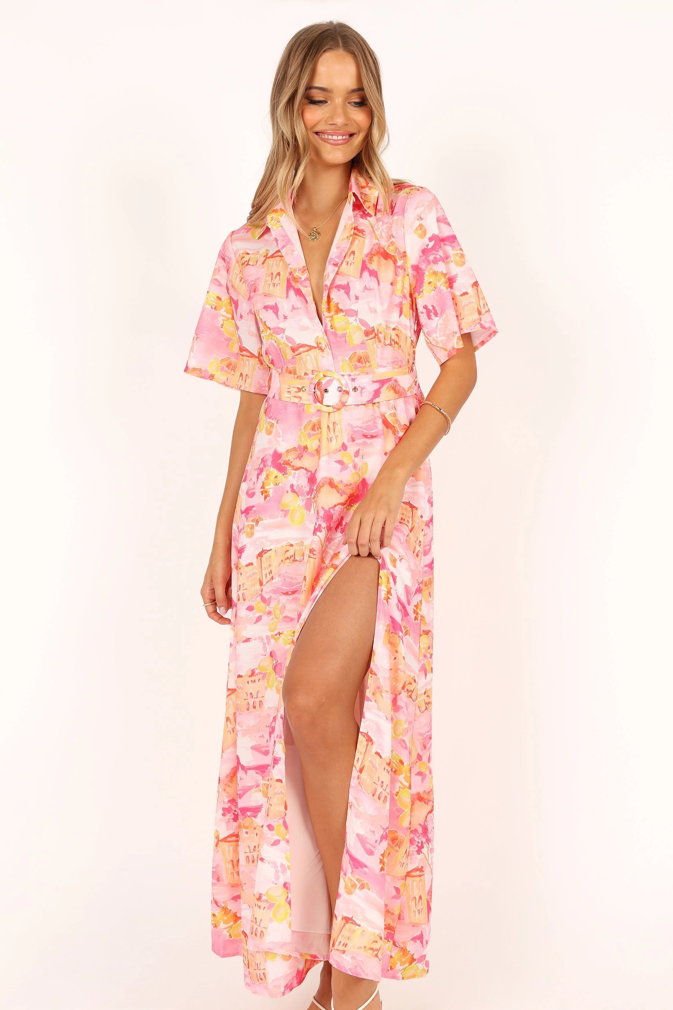 Arianna Maxi Dress Pink Scenic
