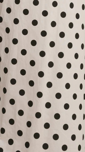 Felicity Maxi Dress White Black Spot