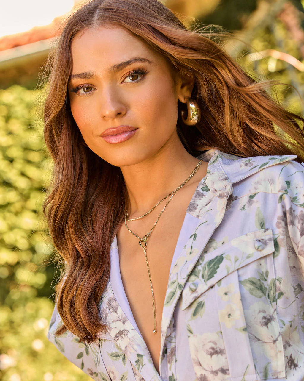 Pure Glow Lariat Necklace
