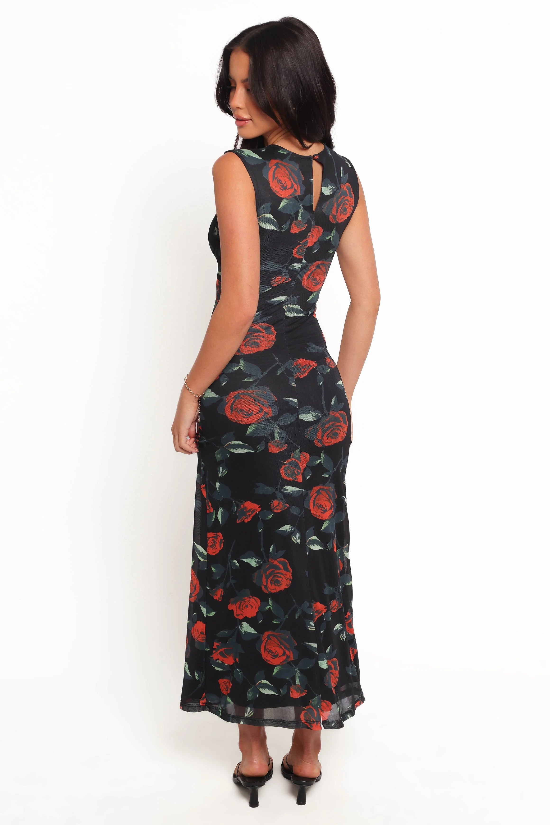 Drea Maxi Dress Rose Print