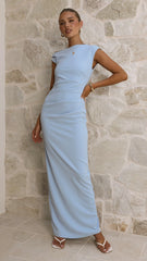Lilah Maxi Dress Baby Blue