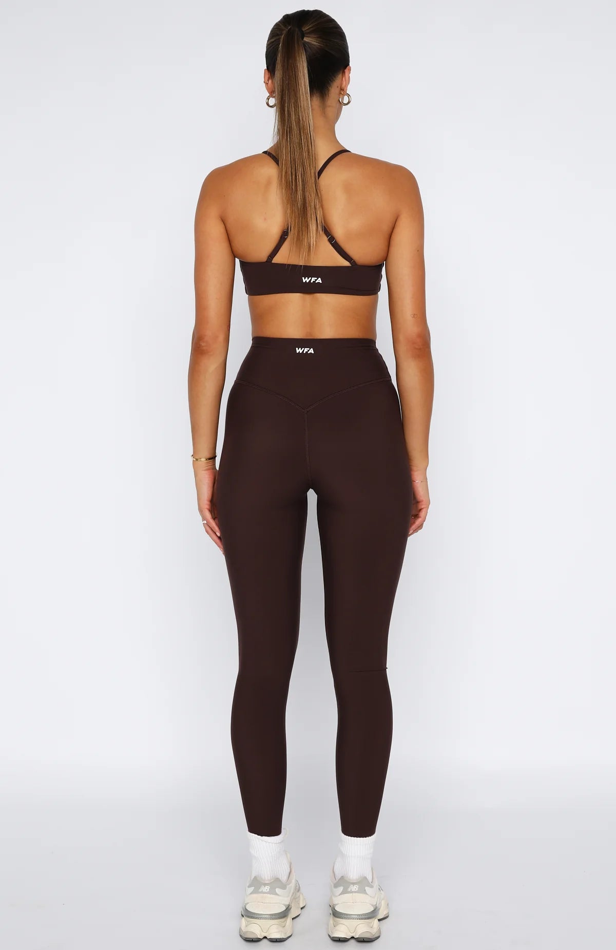 Go Getter High Waisted Leggings Dark Chocolate