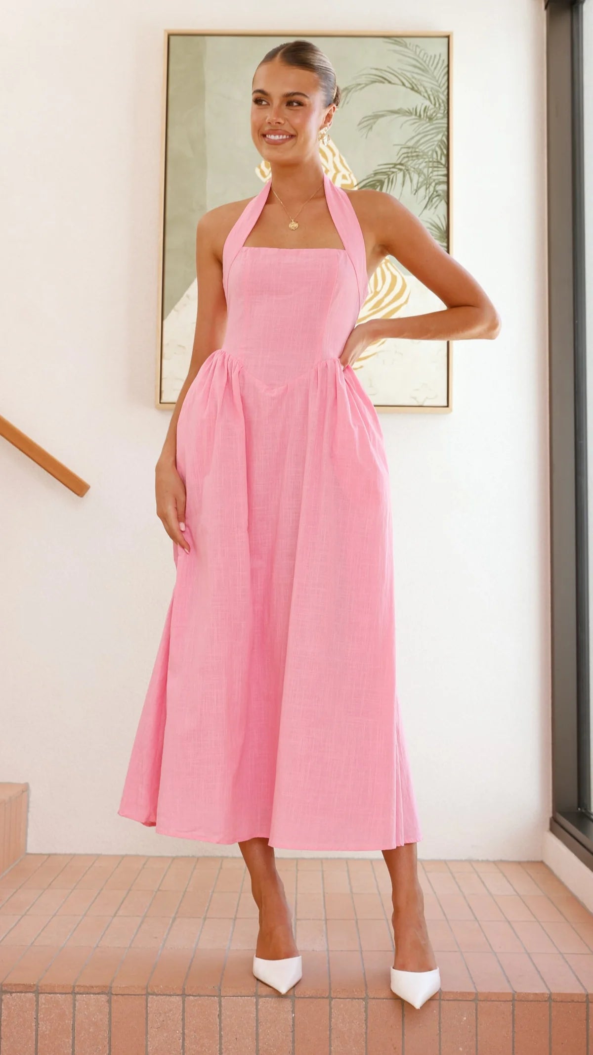 Caden Maxi Dress Pink