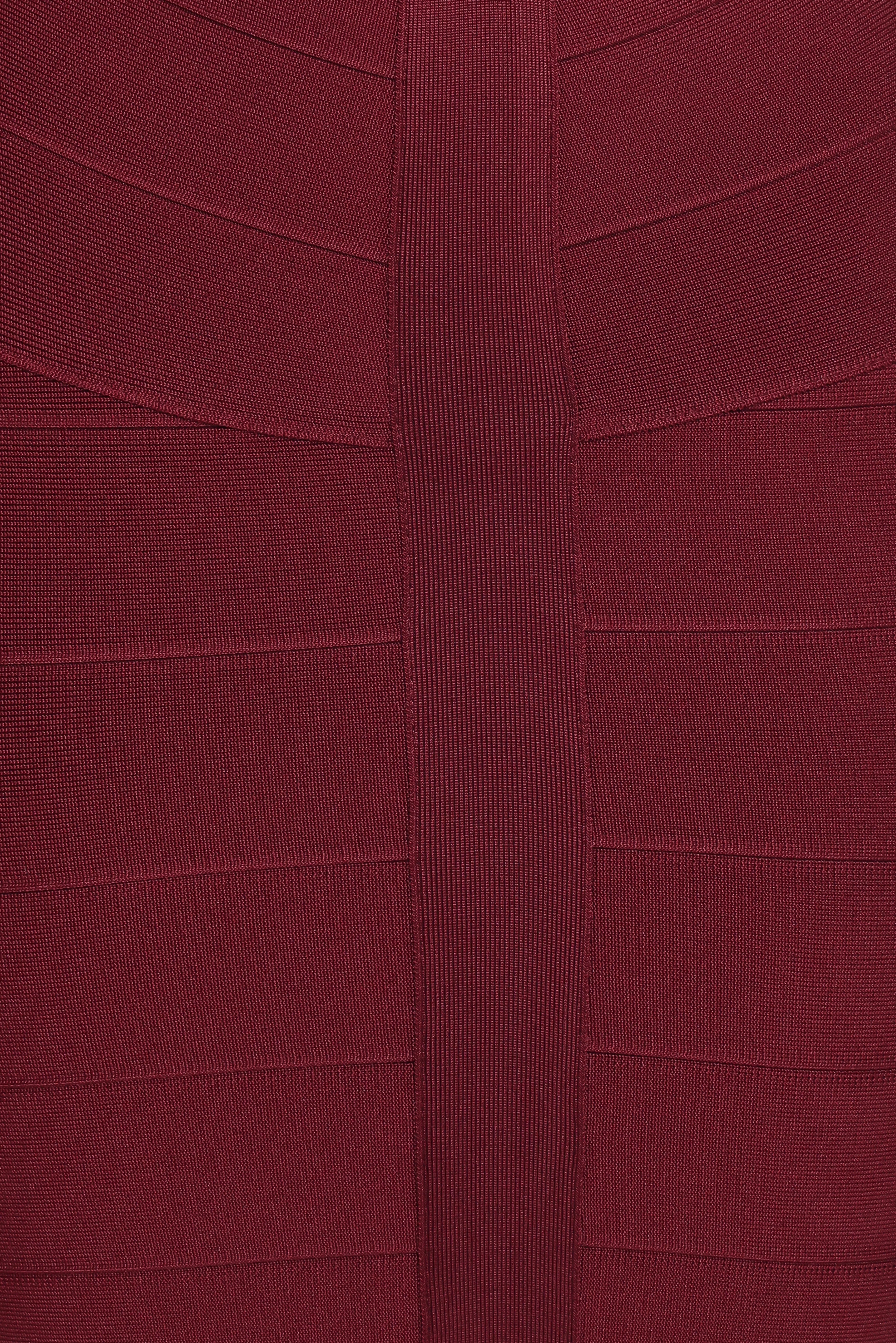Josiah Midi Dress Burgundy