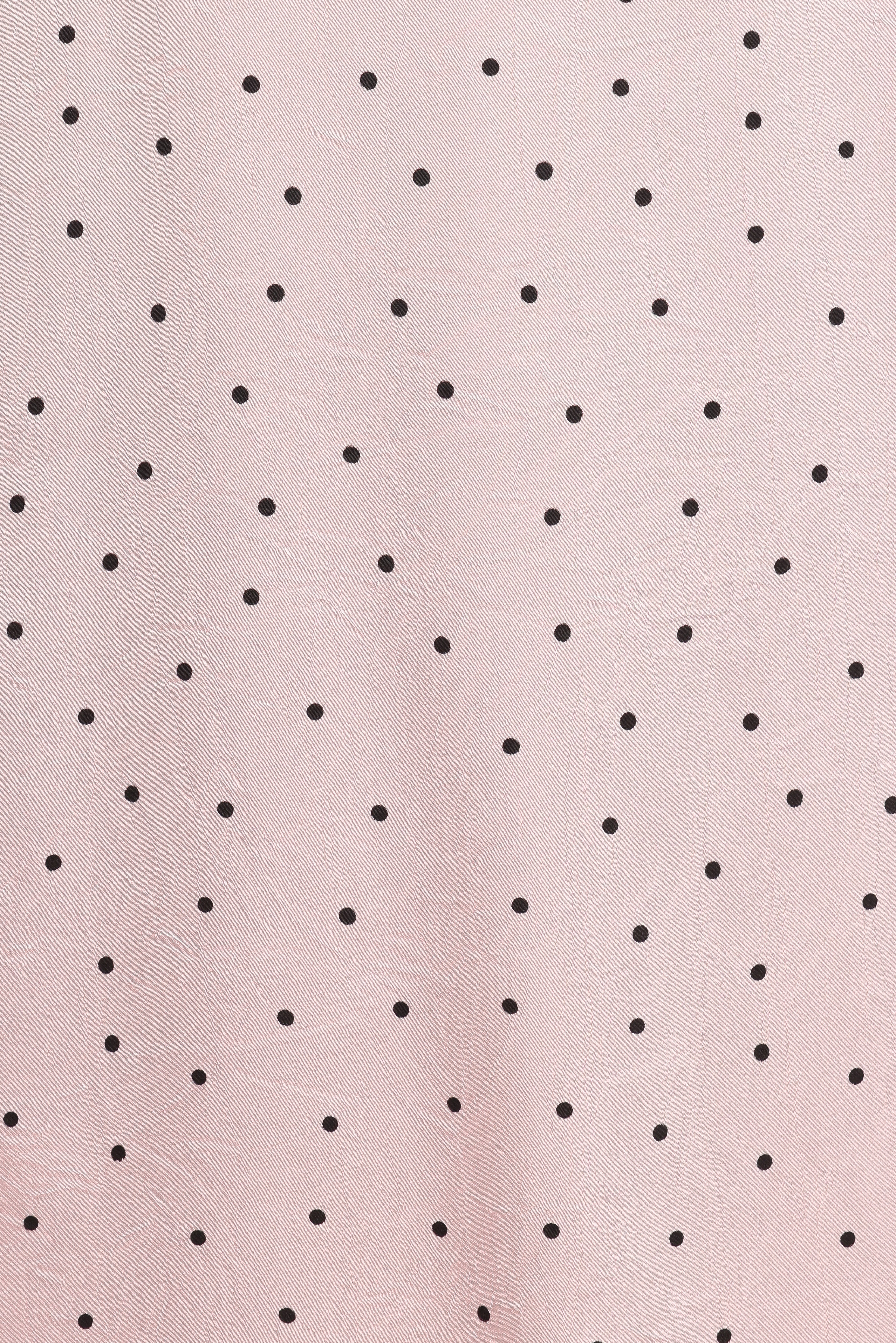 Gabrielle Mini Dress Pink Polka Dot