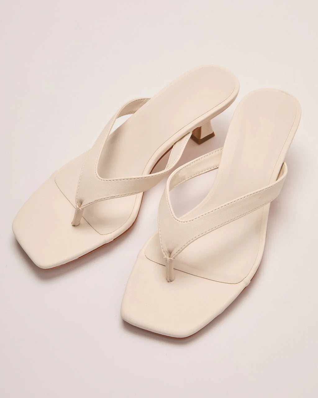 Nerina Thong Kitten Heel Sandals