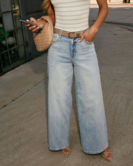 Laurie Super Stretch High Rise Wide Leg Jean