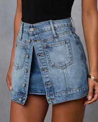Look Twice Layered Mini Skirt