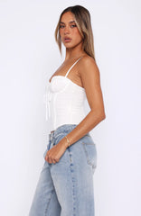 Way You Feel Bustier White