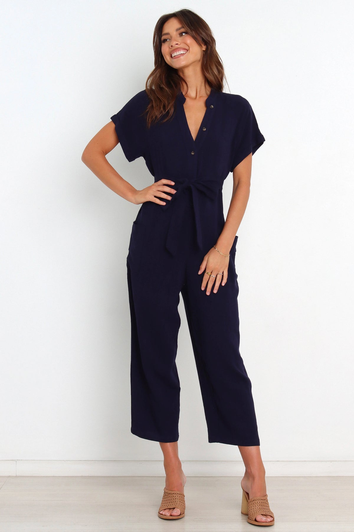 Archie Jumpsuit Navy