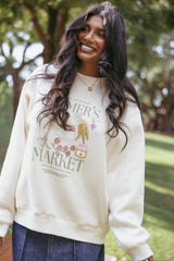 Farmers Market Sweatshirt Cream