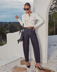 Rianah Contrast Stitch Sweater