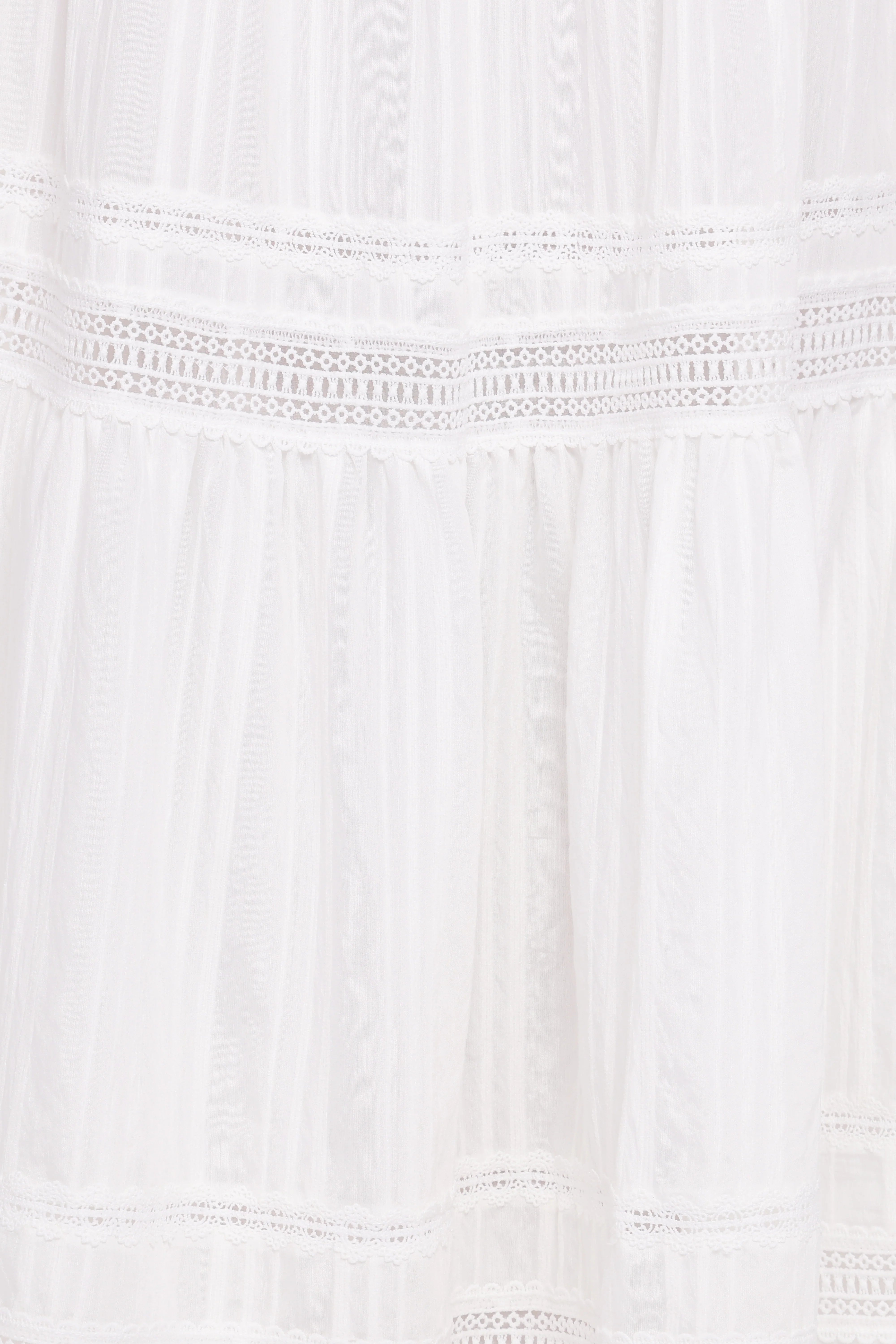 Peony Maxi Skirt White