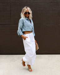 Blues For You Chambray Top