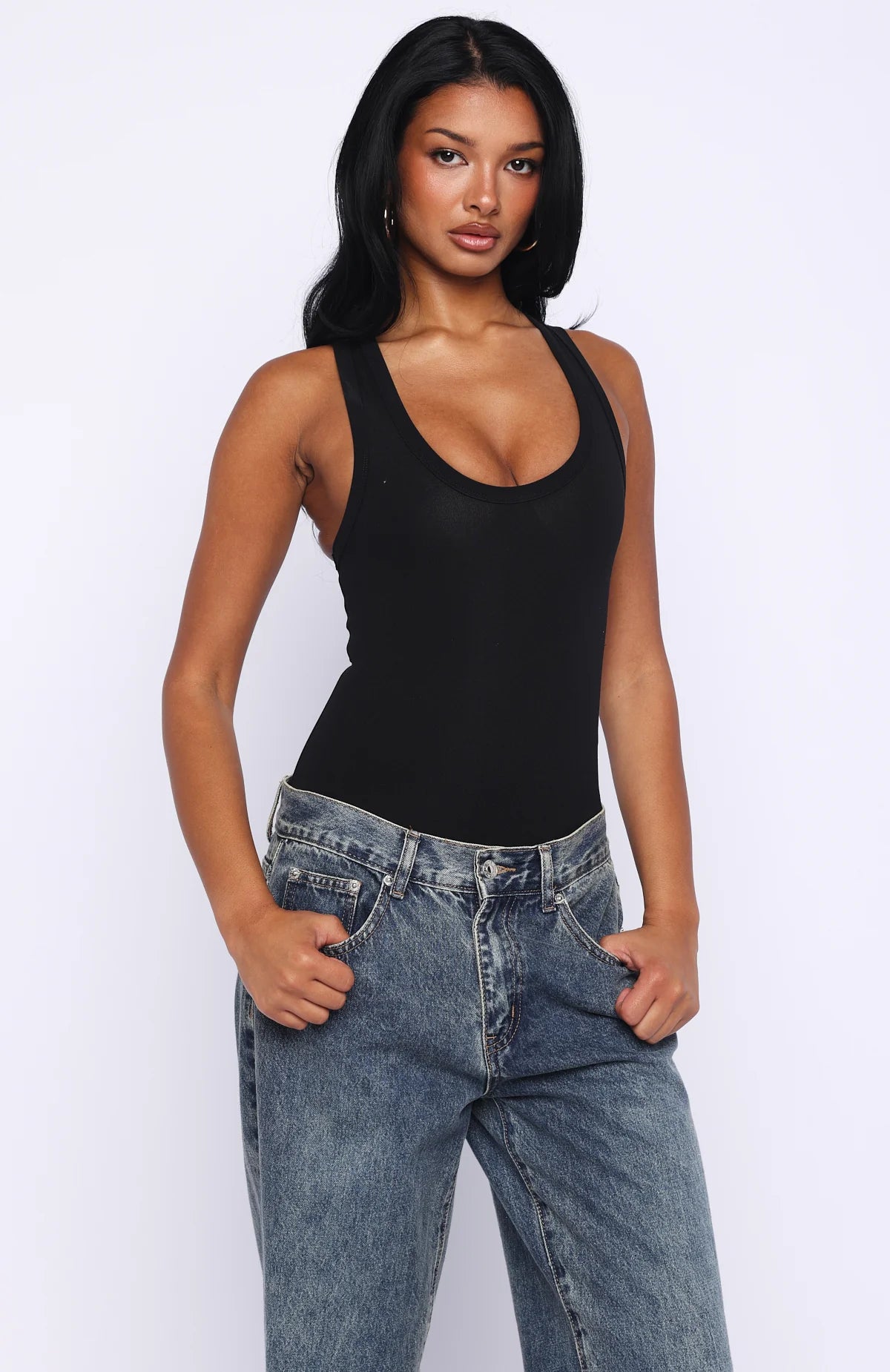 Lights Down Low Bodysuit Black