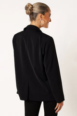 Aubree Embellished Blazer Black