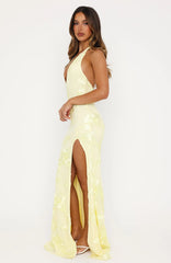 Always Yours Maxi Dress Lemon