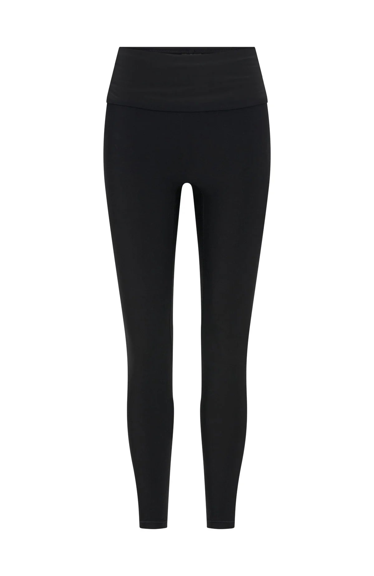 Push Me Foldover Leggings Black