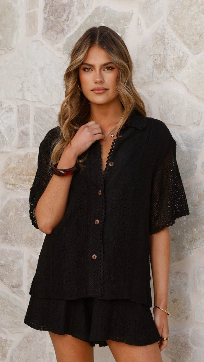Sylvie Shirt Black