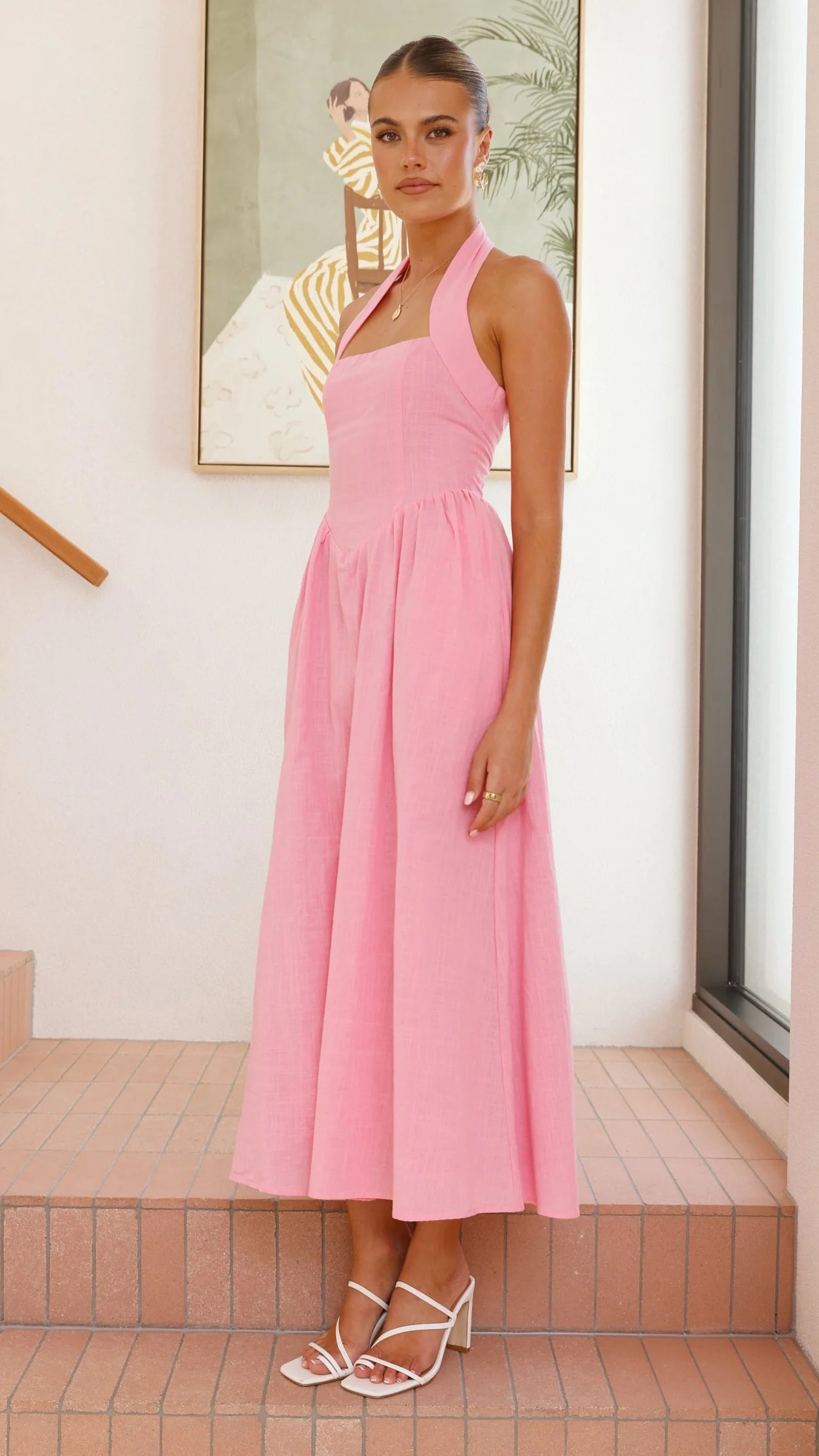 Caden Maxi Dress Pink