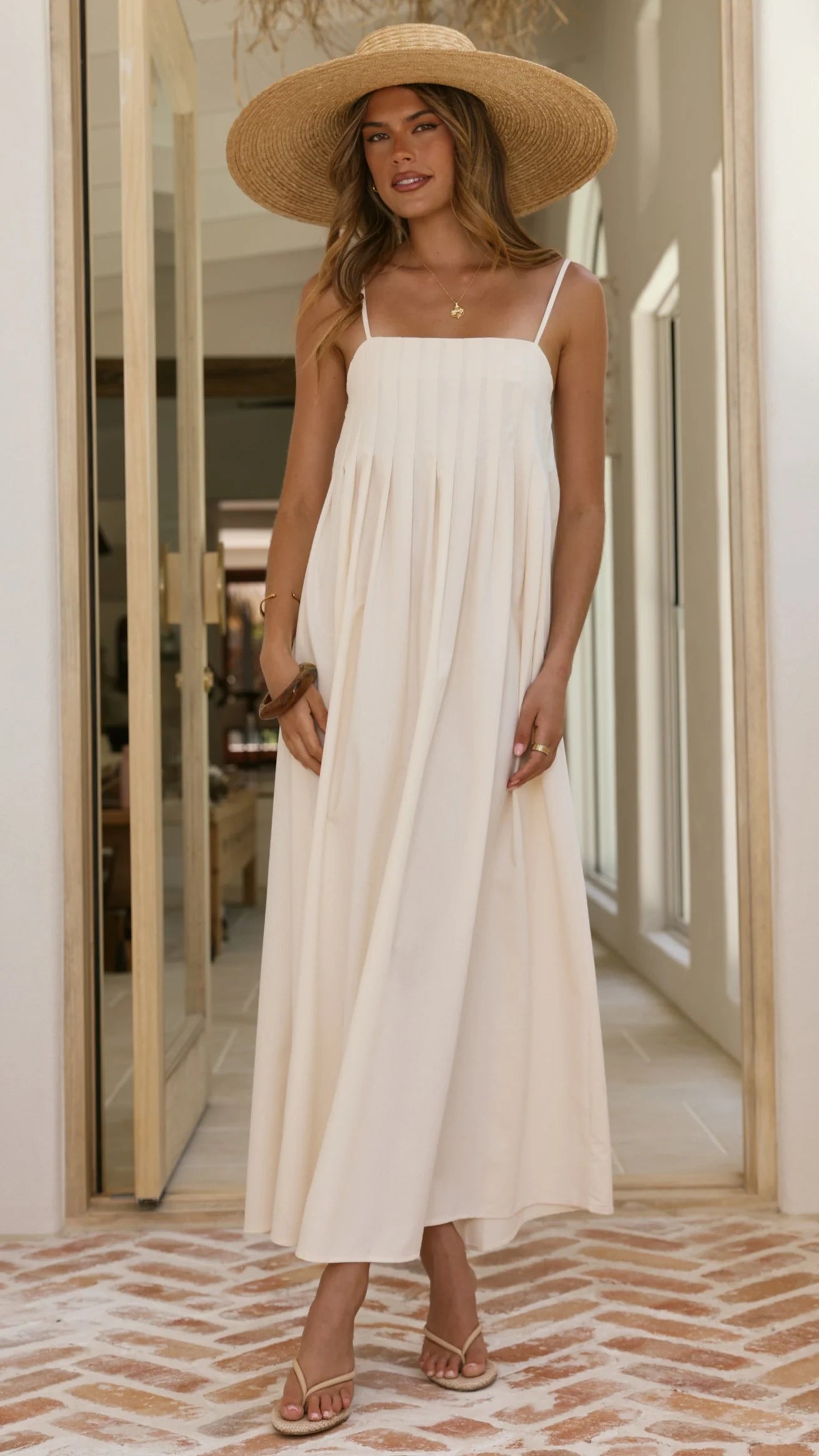 Fiorella Maxi Dress Cream