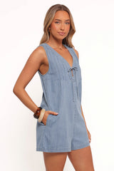 Marilla Romper Light Denim