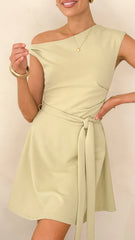 Gem Mini Dress Sage