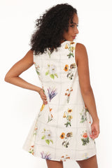 Elordi Mini Dress Multi Flowers