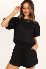 Chelsey Linen Set Black