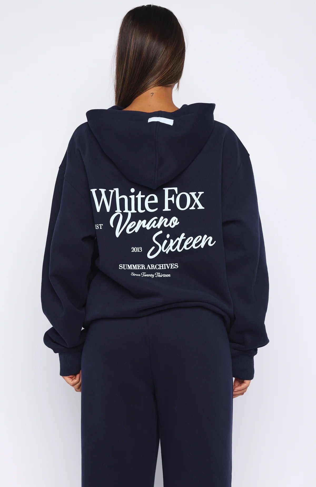 Verano Sixteen Lilia Oversized Hoodie Navy