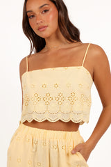 Clementine Pant Set Honeysuckle Yellow