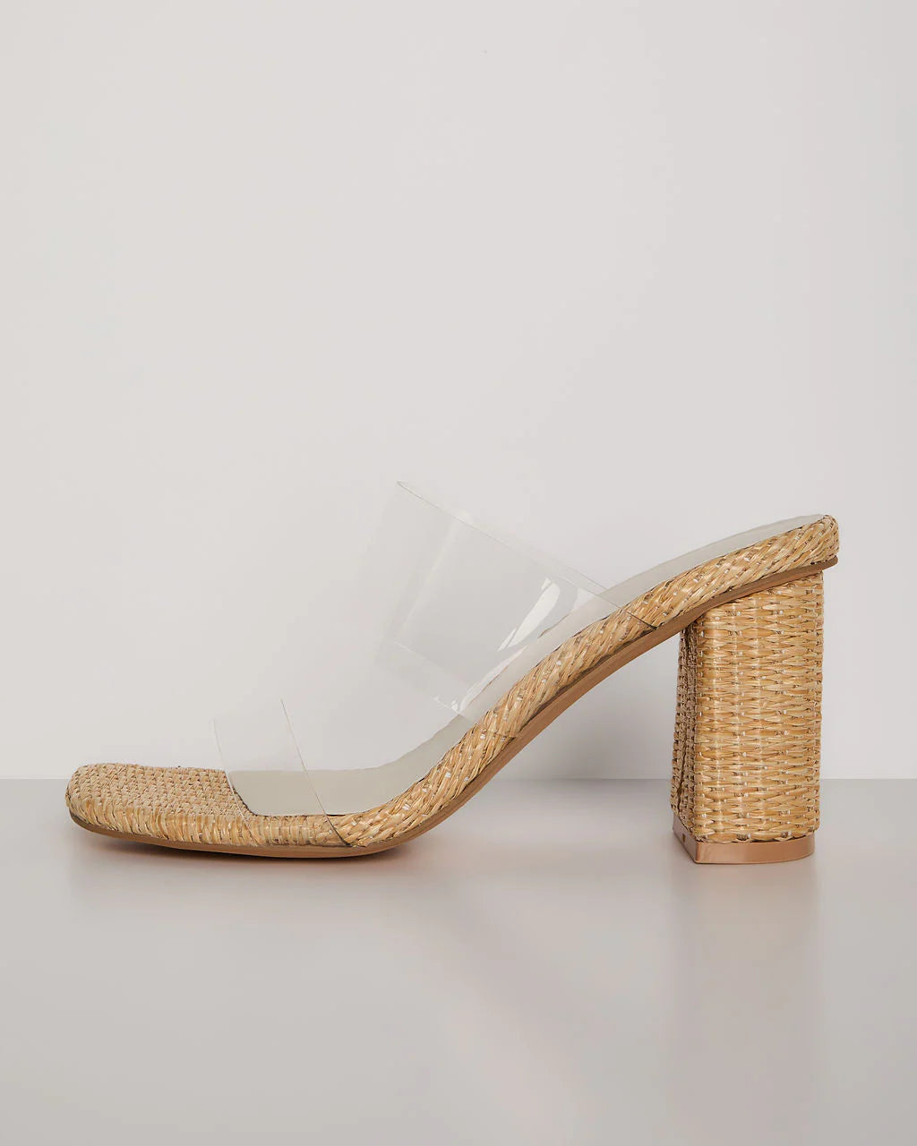 Sunny Days Clear Open Toe Mules