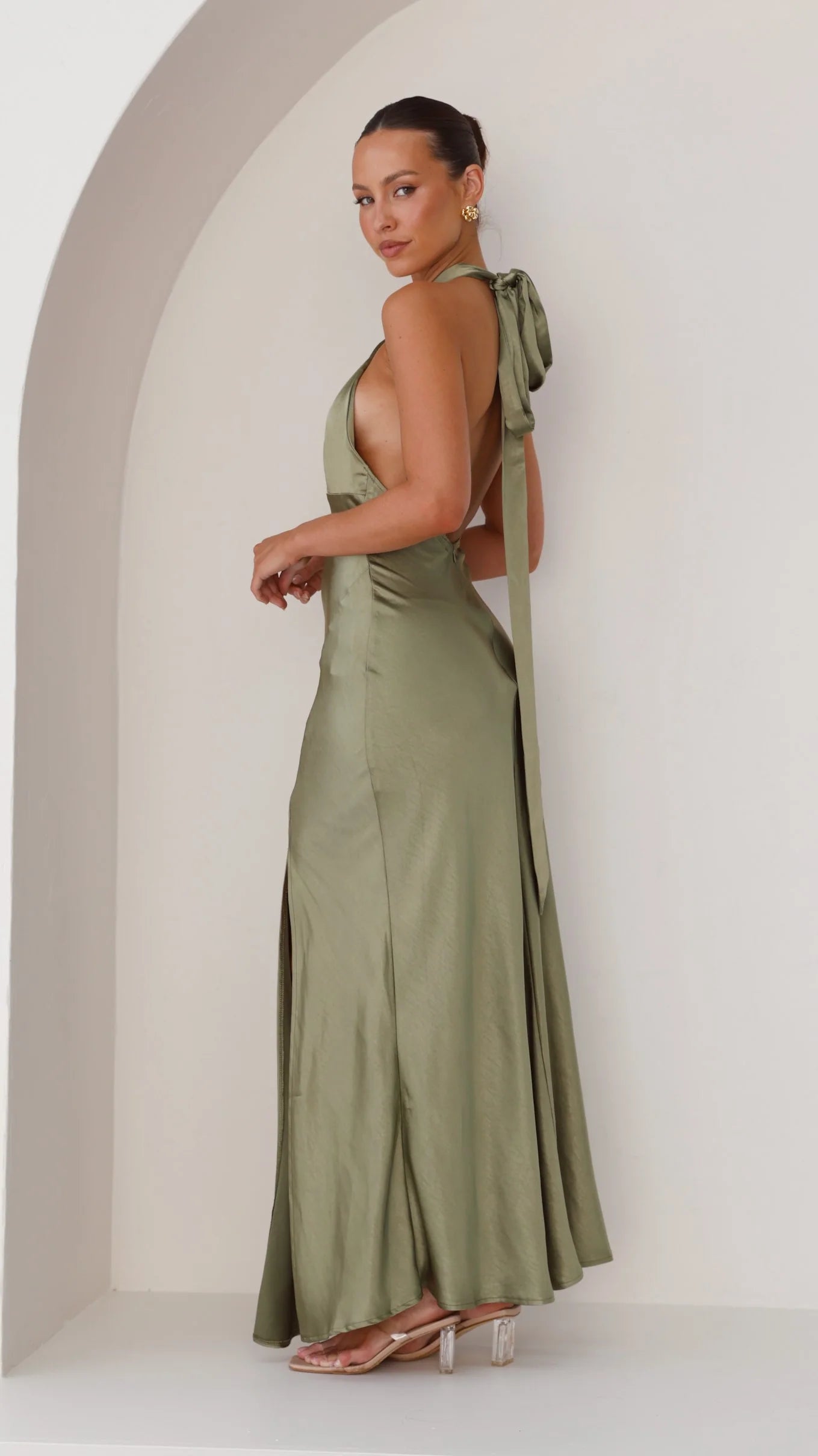 Amalia Maxi Dress Olive