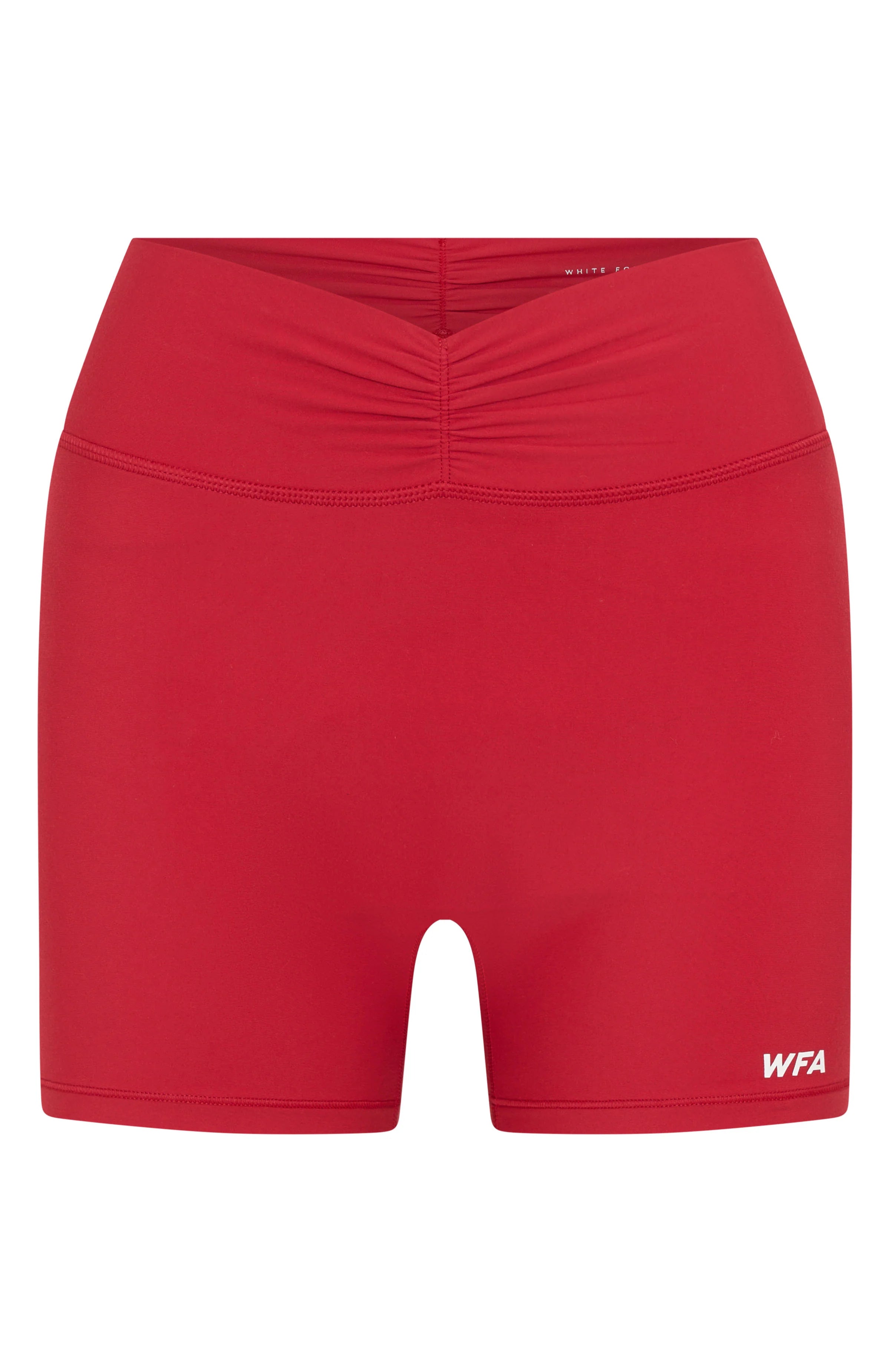 Radiate High Waisted Shorts Cherry Red